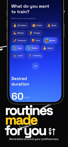 GOAT AI Fitness & Gym Tracker iPhone screenshot