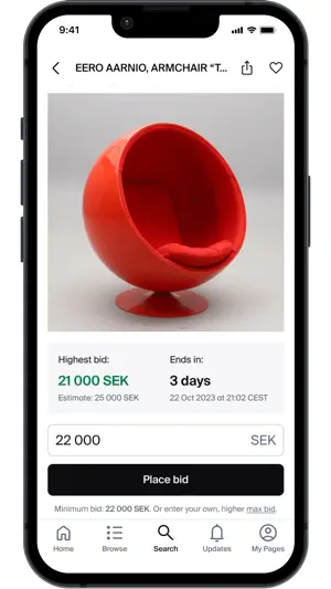 Auctionet screenshot 2