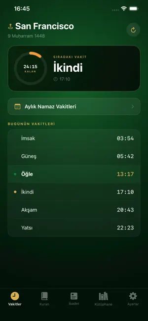 Ezan Vakti - Kuran Rehberi screenshot 1