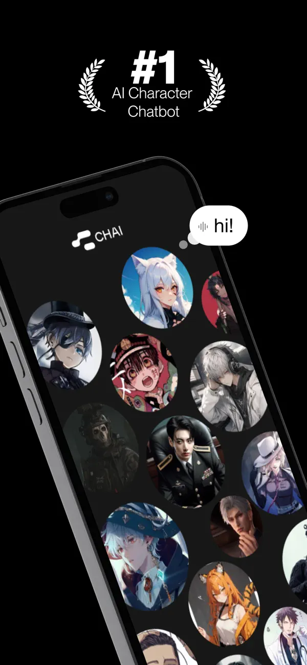 #1. CHAI: Social AI Platform- Chat (iOS) Bởi: Chai Research Corp.