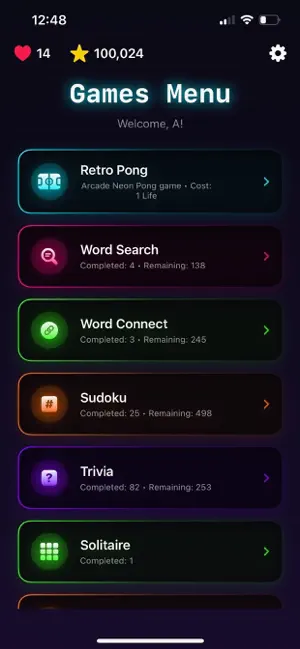 RetroTopia: Classic Games screenshot 1