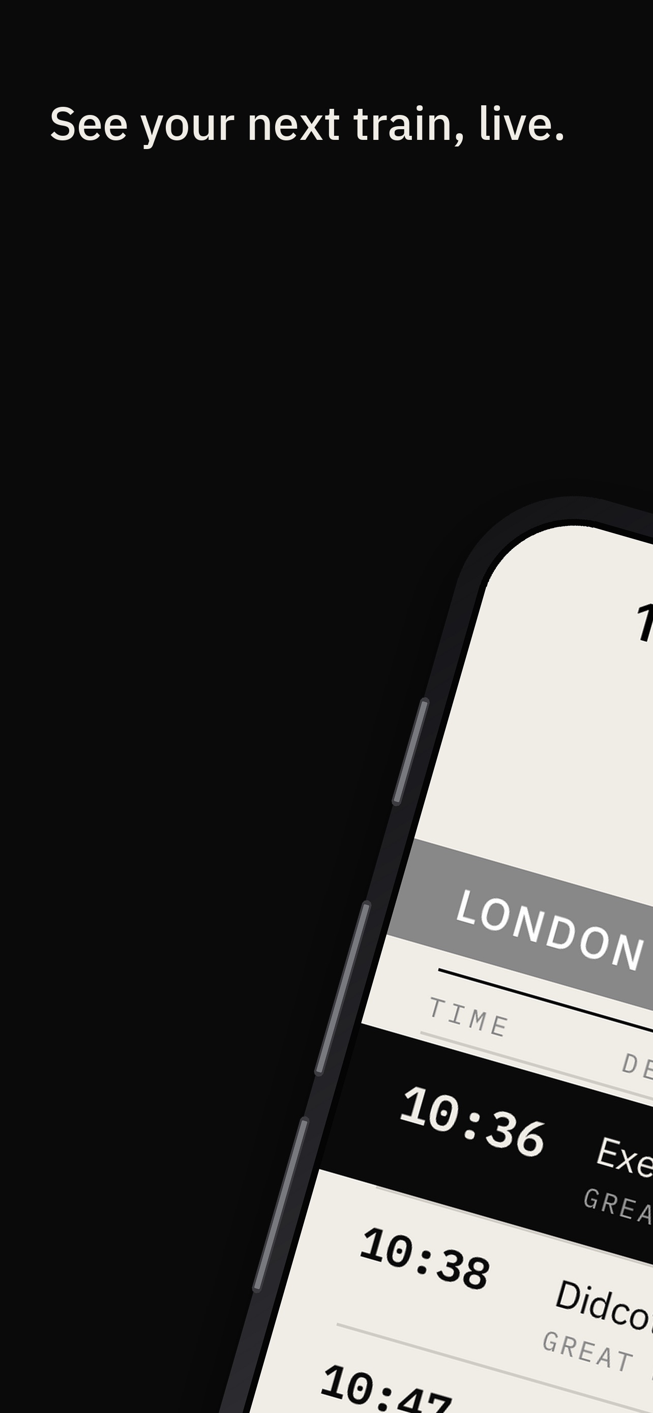 Screenshot 1 of Depart: UK Transit Board