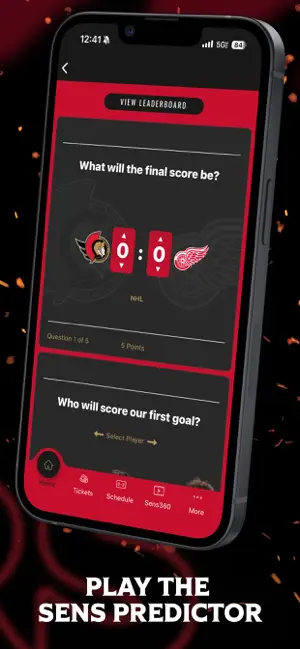 Ottawa Senators Hockey Club iPhone screenshot 5