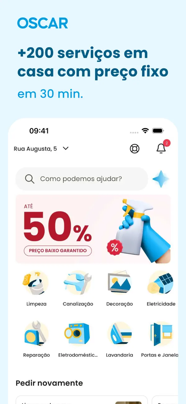 Screenshot #1 pour OSCAR: serviços para casa