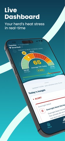 HealTHI: Cattle shed monitor iPhone screenshot