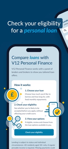 V12 Retail Finance iPhone screenshot 4