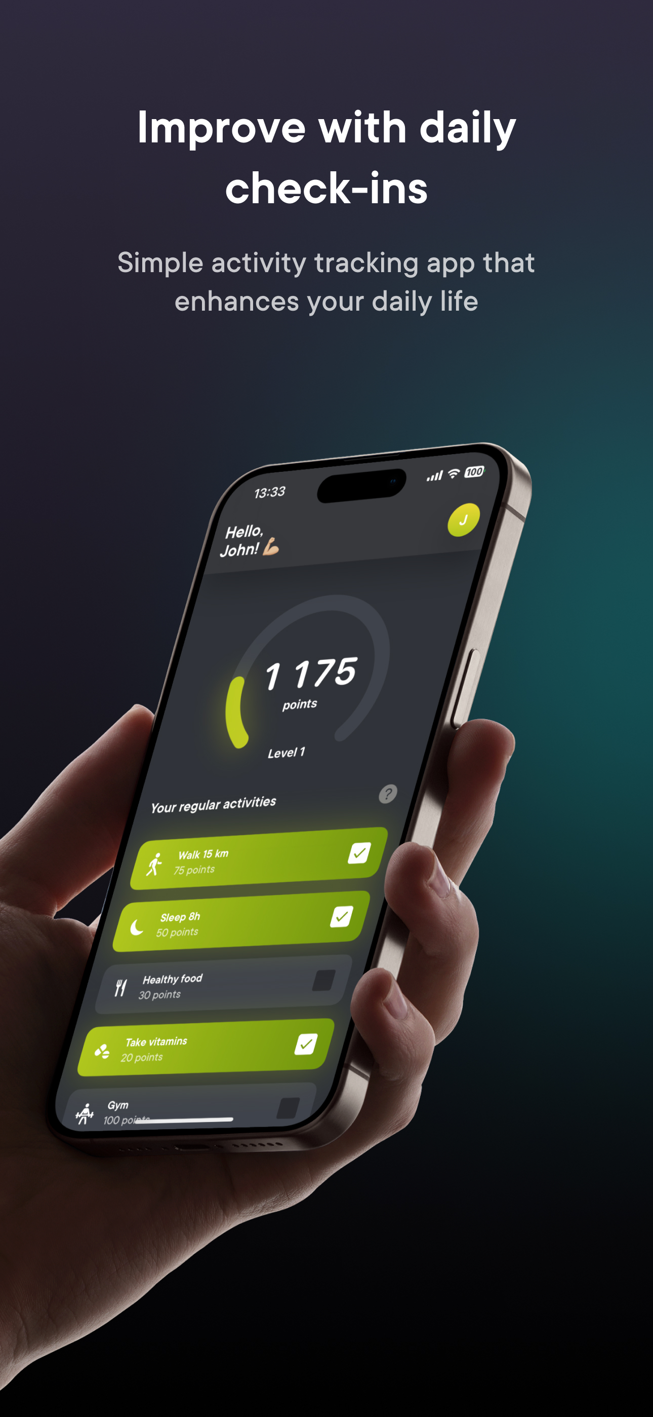 Activity Tracker: Assistance