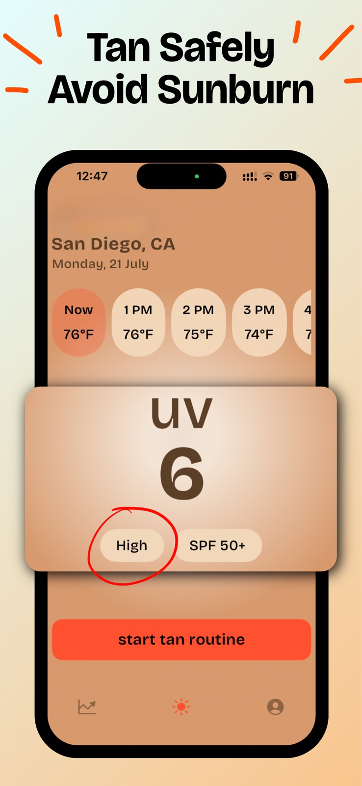 Haloa: Tanning App & UV Index iphone screenshot 4