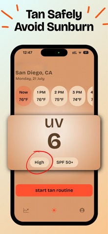 Haloa: Tanning App & UV Index screenshot