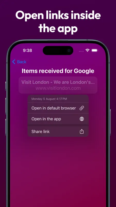 Browser: Web Search via Google screenshot 3 of 4