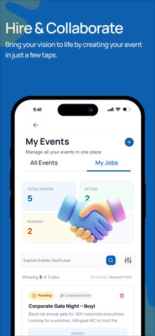 Eventflutter iPhone screenshot