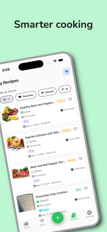 RecetAI: AI Recipe Generator iPhone screenshot
