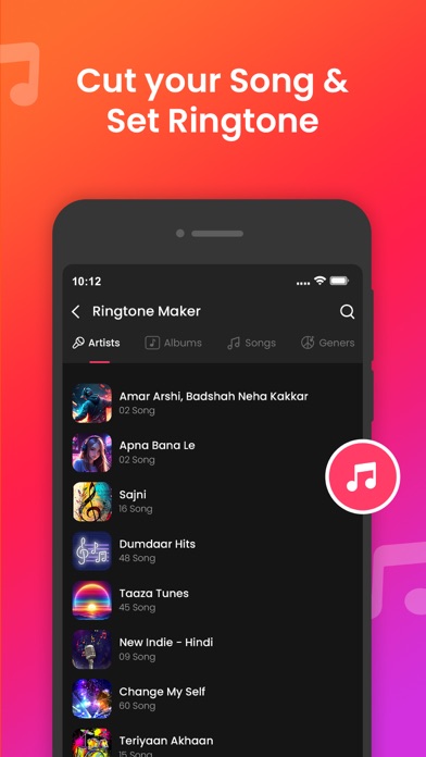 MP3 Cutter ‣ Ringtone Maker iPhone screenshot 4 - Music app
