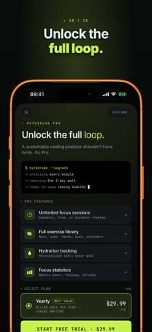 ByteBreak - Developer Wellness Screenshot 10 of 10