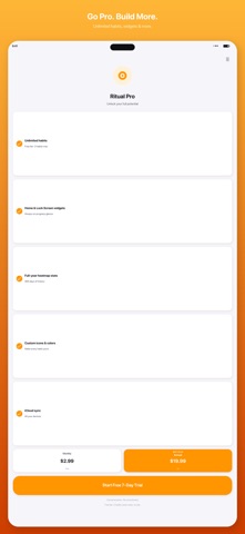Ritual: Daily Habit Tracker Screenshot 4 of 5