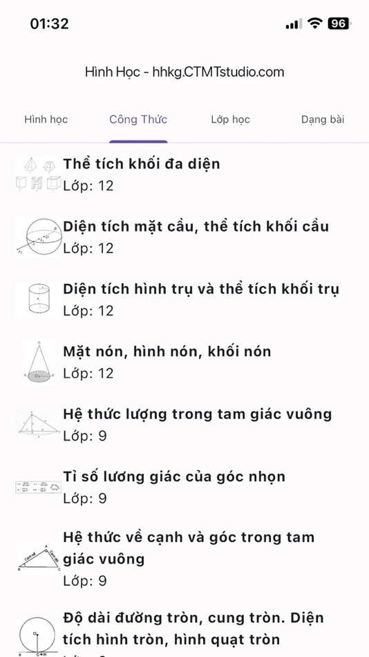 #5. Công Thức Hình Học (iOS) Av: Hoan Nguyen Ngoc