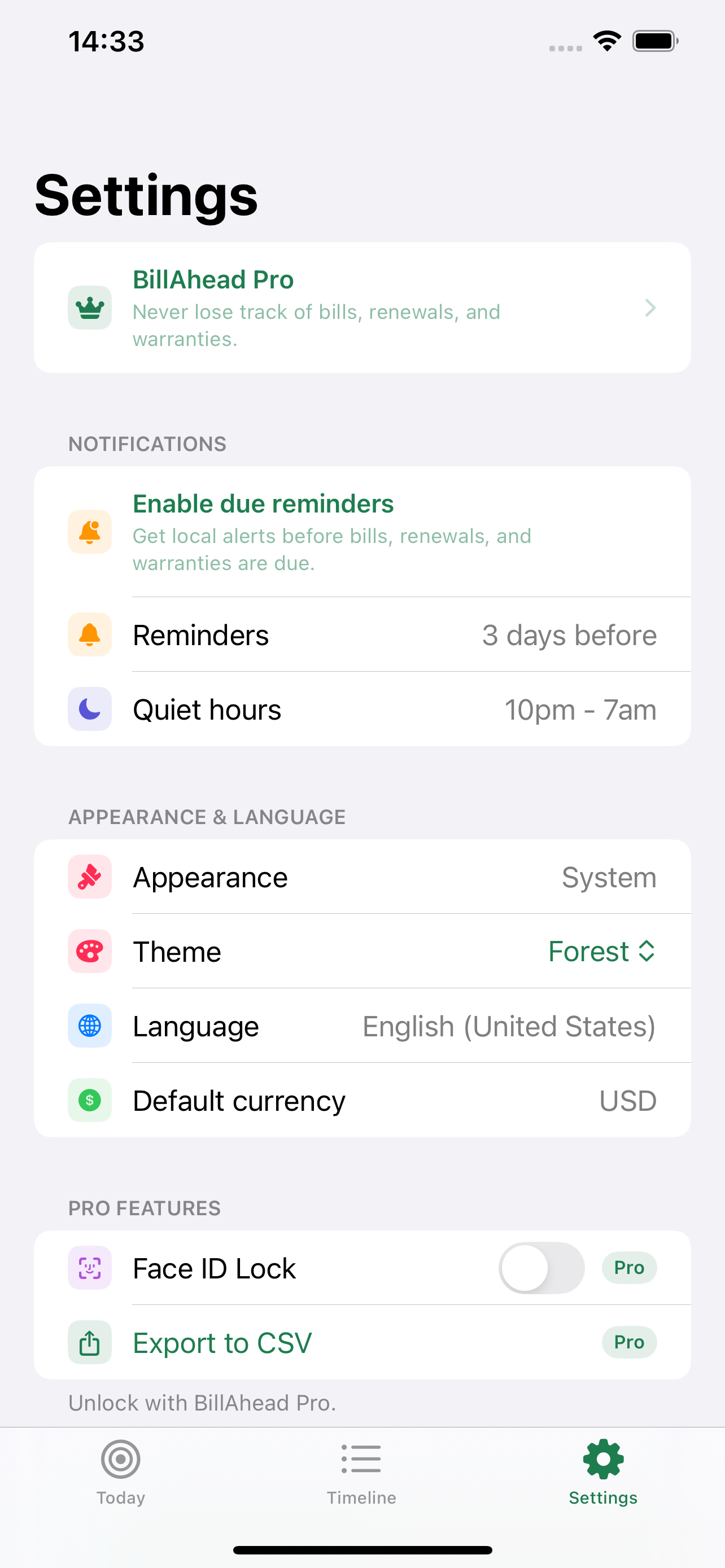 Bill Tracker: BillAhead screenshot 8