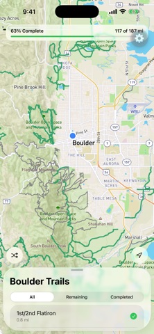 Boulder Trail Challenge iPhone screenshot
