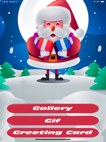 Santa Claus Gif iPad screenshot