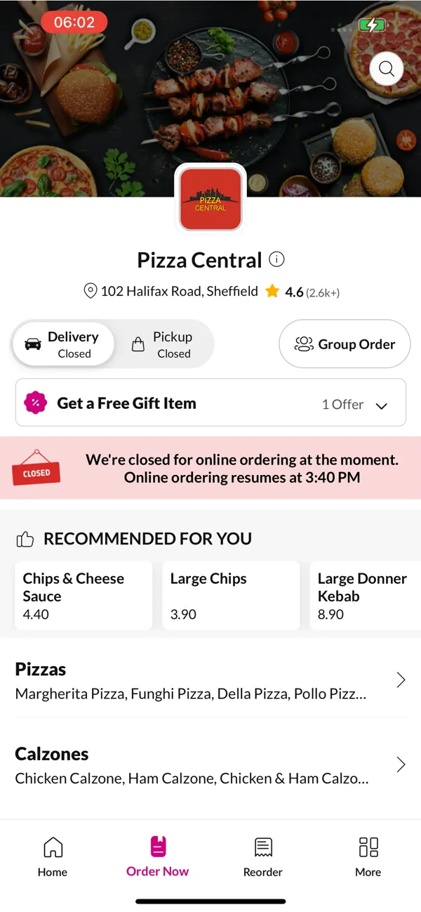 Screenshot #2 pour Pizza Central Sheffield