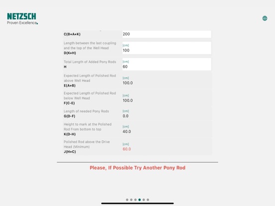 PCP Calculator iPad screenshot