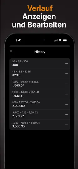 Screenshot von Taschenrechner - HD Rechner auf dem iPhone 3