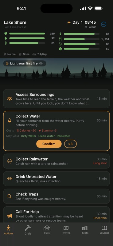 Wilds Survivor: Survival Sim screenshot 3