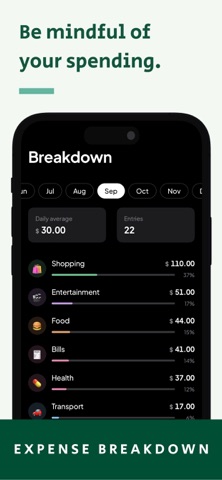 Expense Tracker - MoneyDot Screenshot 3 of 7