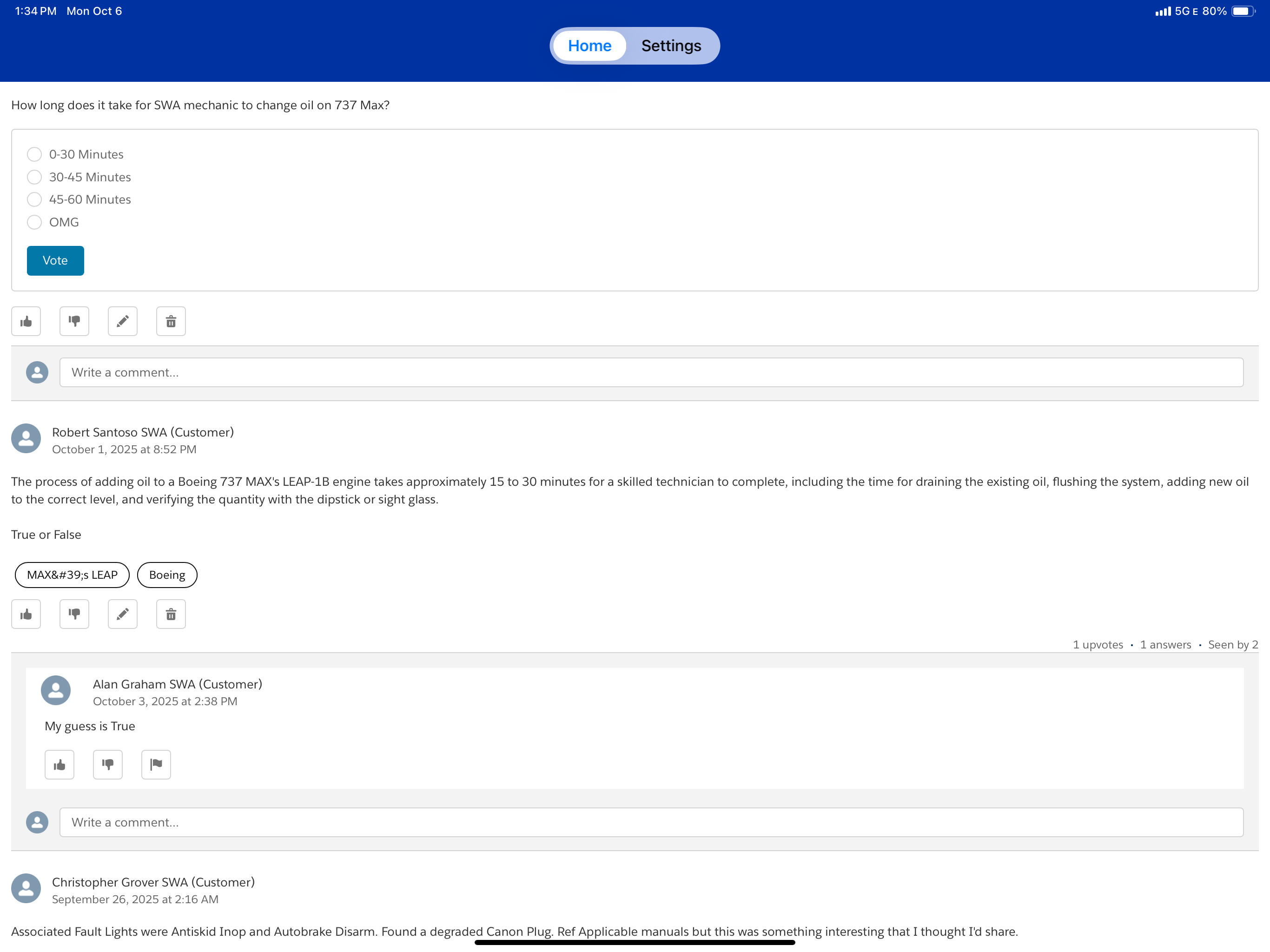 Boeing FeedbackApp