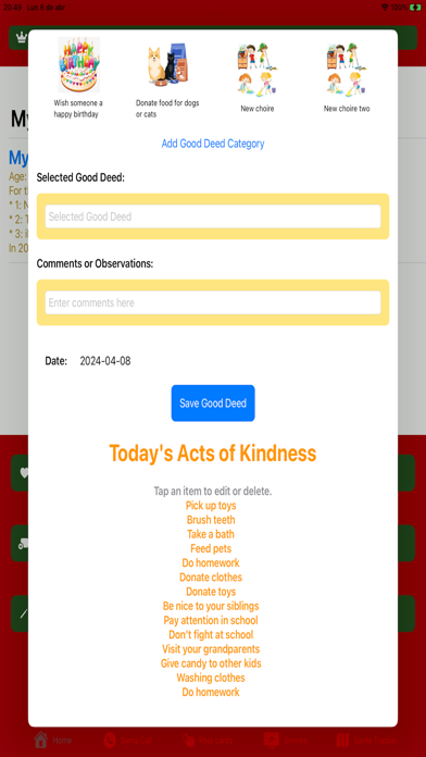 A letter to Santa Claus Screenshot