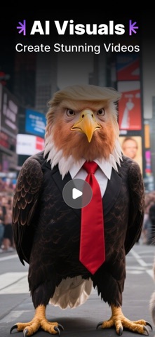 AI Video Generator - Visuals iPhone screenshot
