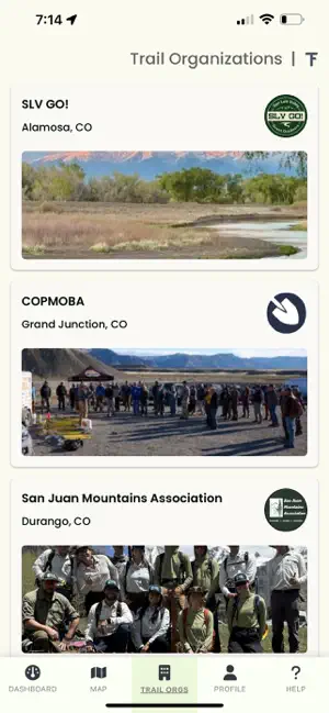Trailfunds screenshot 1
