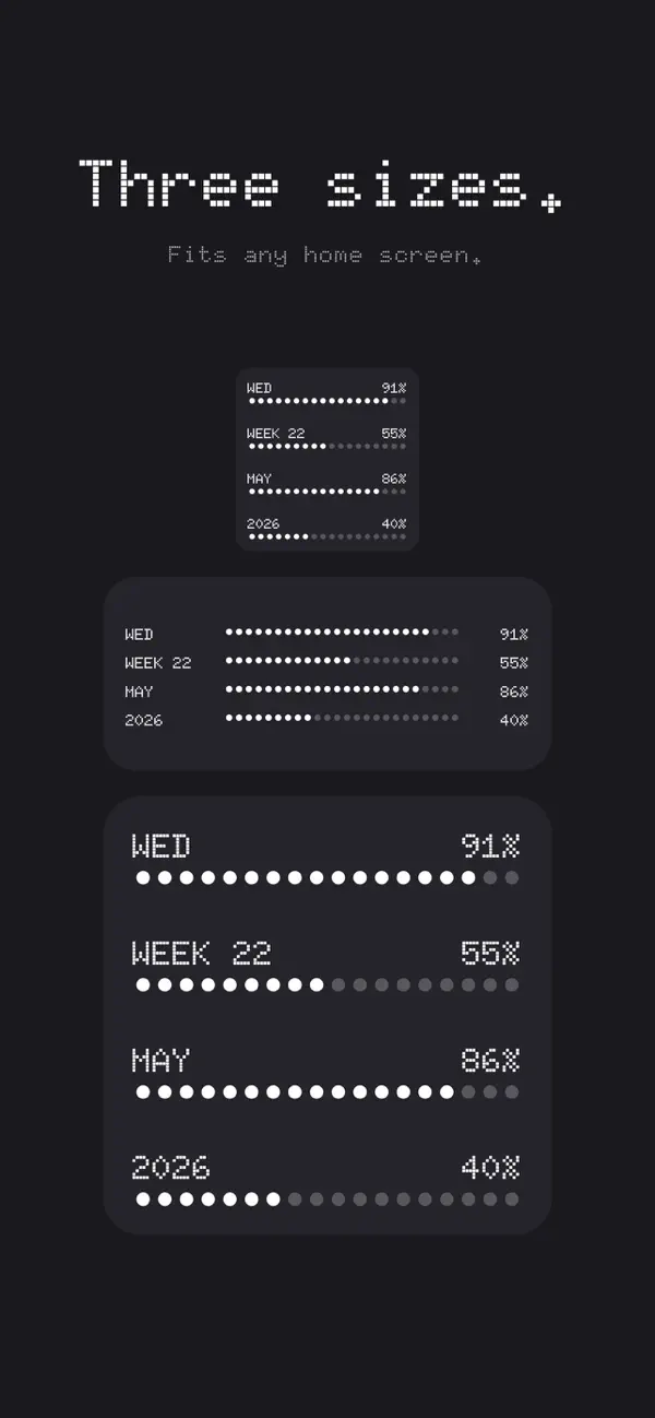 Screenshot #2 pour DOTS:. Year Progress