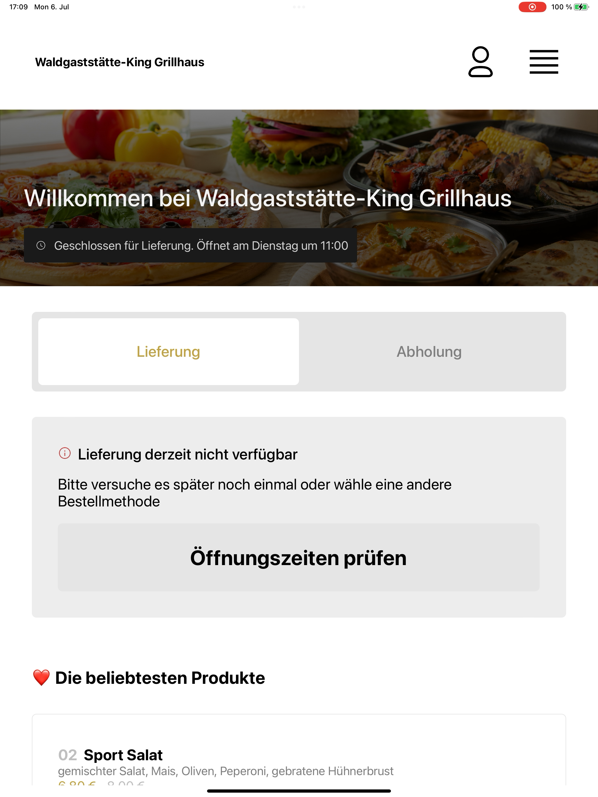 Waldgaststätte-King Grill screenshot 9