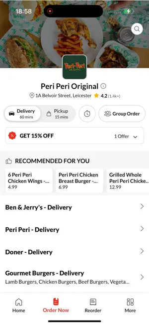 Peri Peri Original. screenshot 2