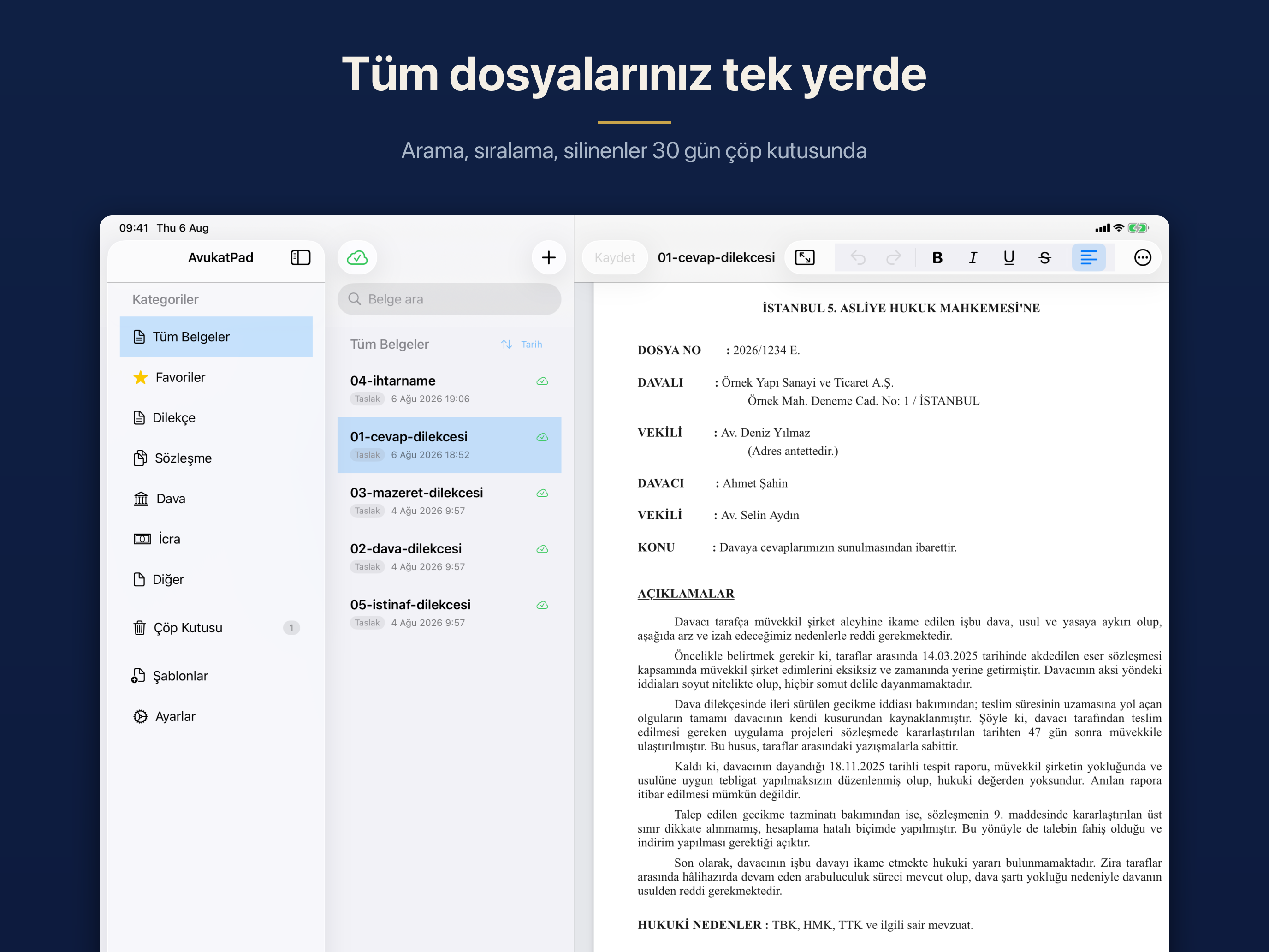 AvukatPad screenshot 12