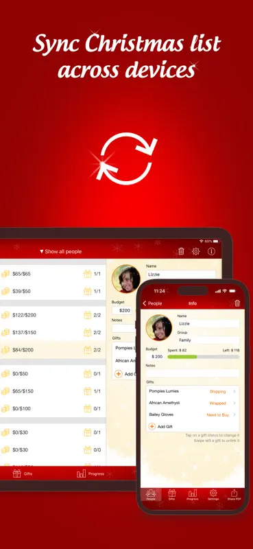 The Christmas Gift List Pro screenshot 6 of 7