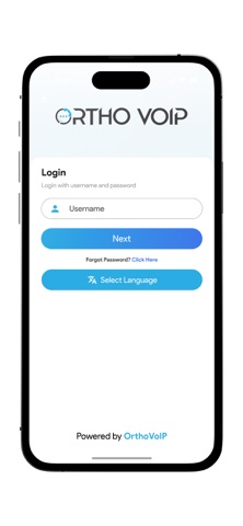 OrthoVoip Application Screenshot 2 of 5