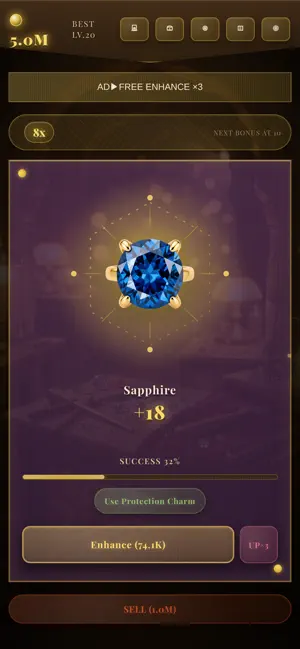 Gem Forge: Diamond Enhance screenshot 1
