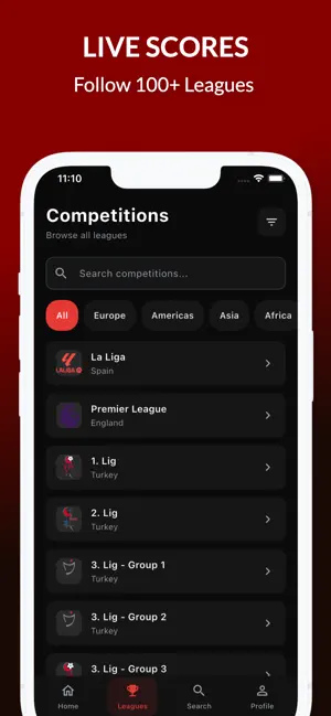 Sporium - Live Football Scores screenshot 2