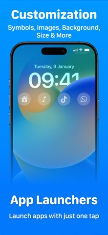 Lock Launcher Widgets LockFlow Screenshot 1 of 9