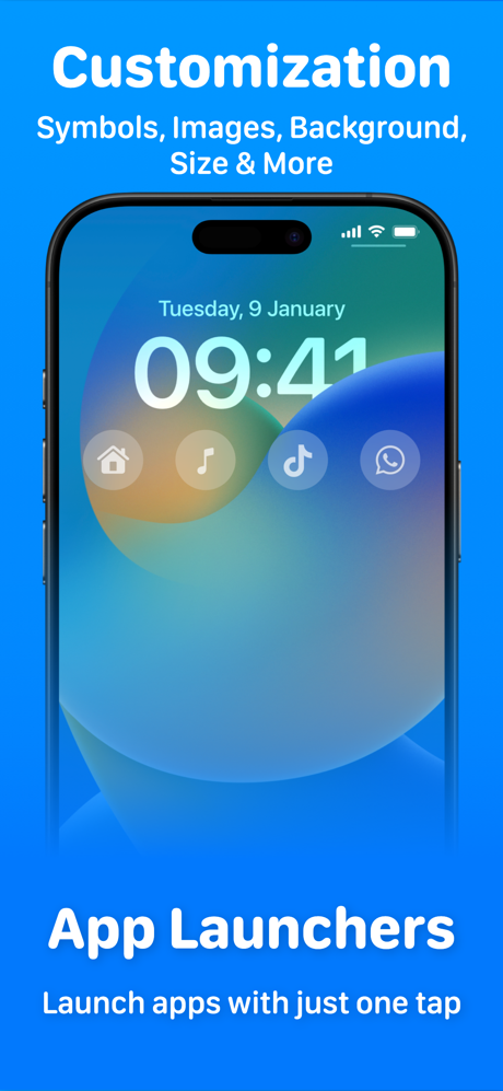 Lock Launcher Widgets LockFlow screenshot 1