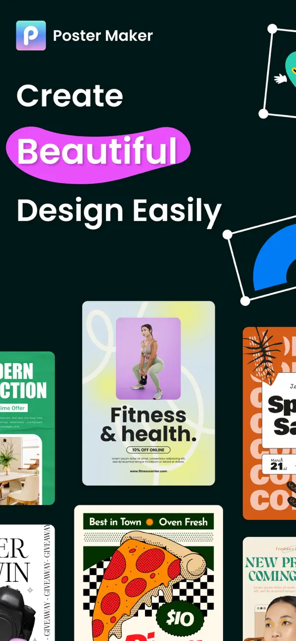 Screenshot #1 pour Poster Maker : Flyer Maker