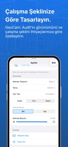 GeoCam: Audit iPhone screenshot