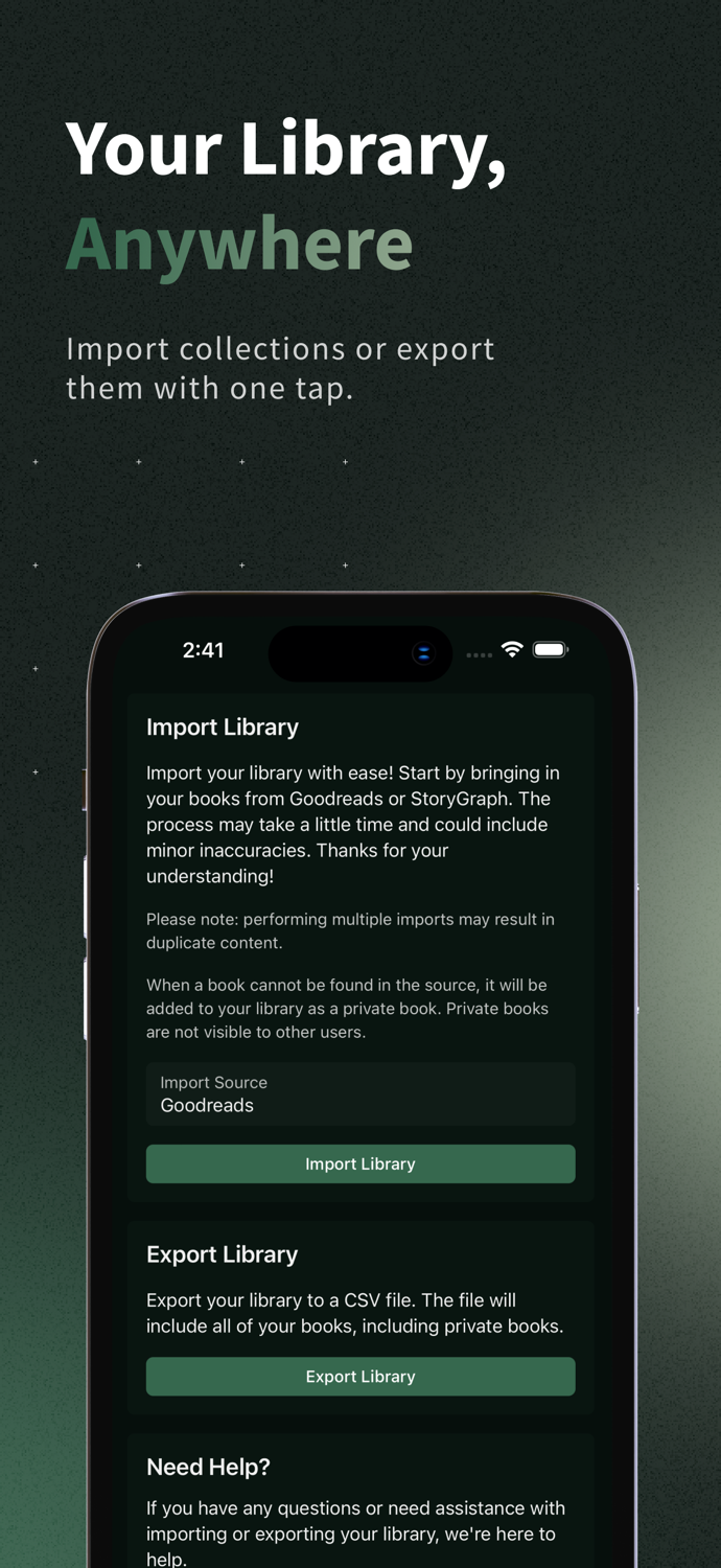 BookPine - Book Tracker and Log
