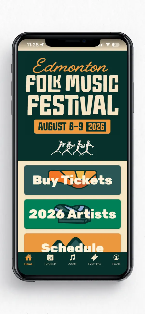 Screenshot #1 pour Edmonton Folk Music Festival