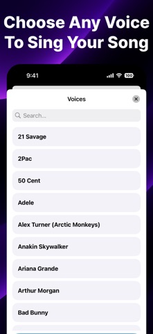 AI Music Generator Song Cover iPhone screenshot