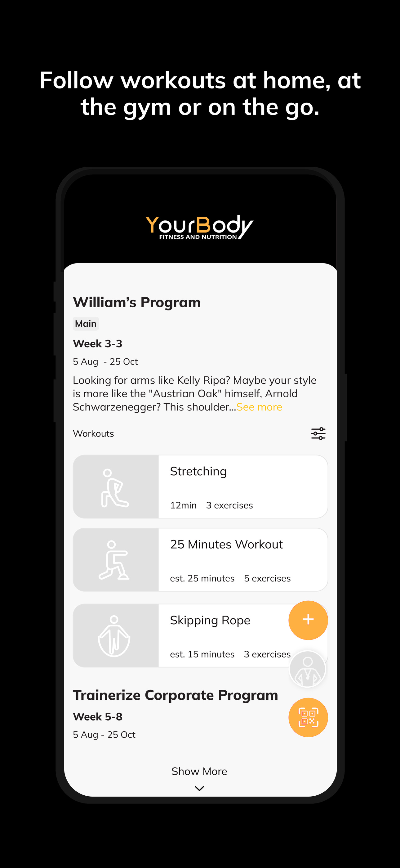 Your Body Virtual Trainer
