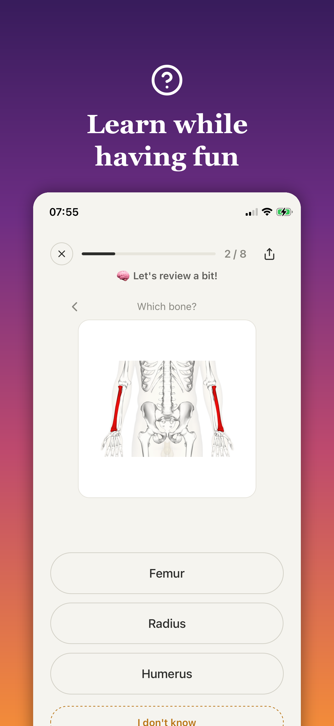 Bonelearn screenshot 3