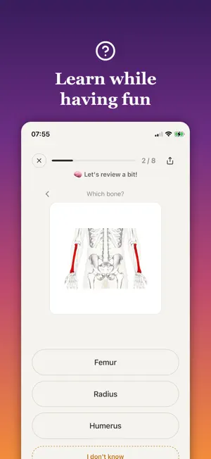 Bonelearn screenshot 3